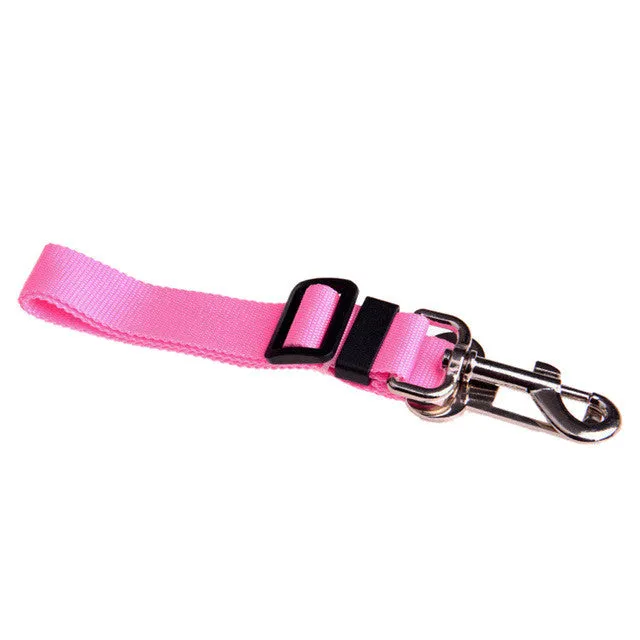 New Qualified Pet Cat Dog Safety Vehicle Car cachorro Seat Belt mascotas dog Seatbelt Harness Lead Clip  Levert Dropship dig6314