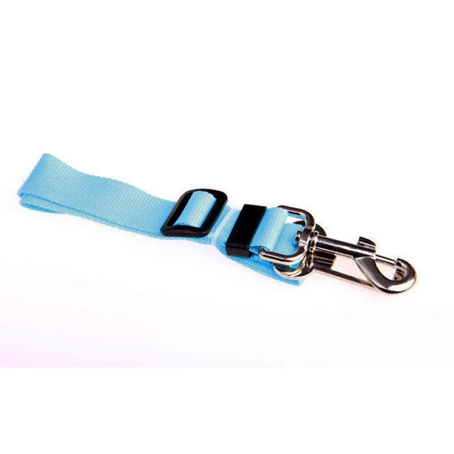 New Qualified Pet Cat Dog Safety Vehicle Car cachorro Seat Belt mascotas dog Seatbelt Harness Lead Clip  Levert Dropship dig6314