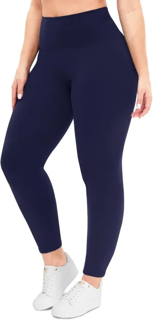 NexiEpoch Leggings for Women Plus Size-High Waisted L-XL-6XL Tummy Control Soft Yoga Pants for Workout Running