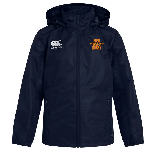 NYC British and Irish Selects Club Vaposhield Full Zip Rain Jacket by Canterbury