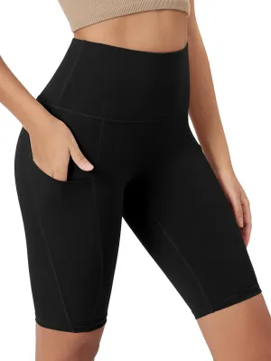 ODODOS Women's Tummy Control Biker Shorts 2.0 with Pockets High Waist Athletic Workout Yoga Shorts-5" / 8" / 10" Inseam