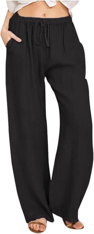 Pants for Women, Oversized High Waisted Straight Leg Pants Wide Casual Sweatpants