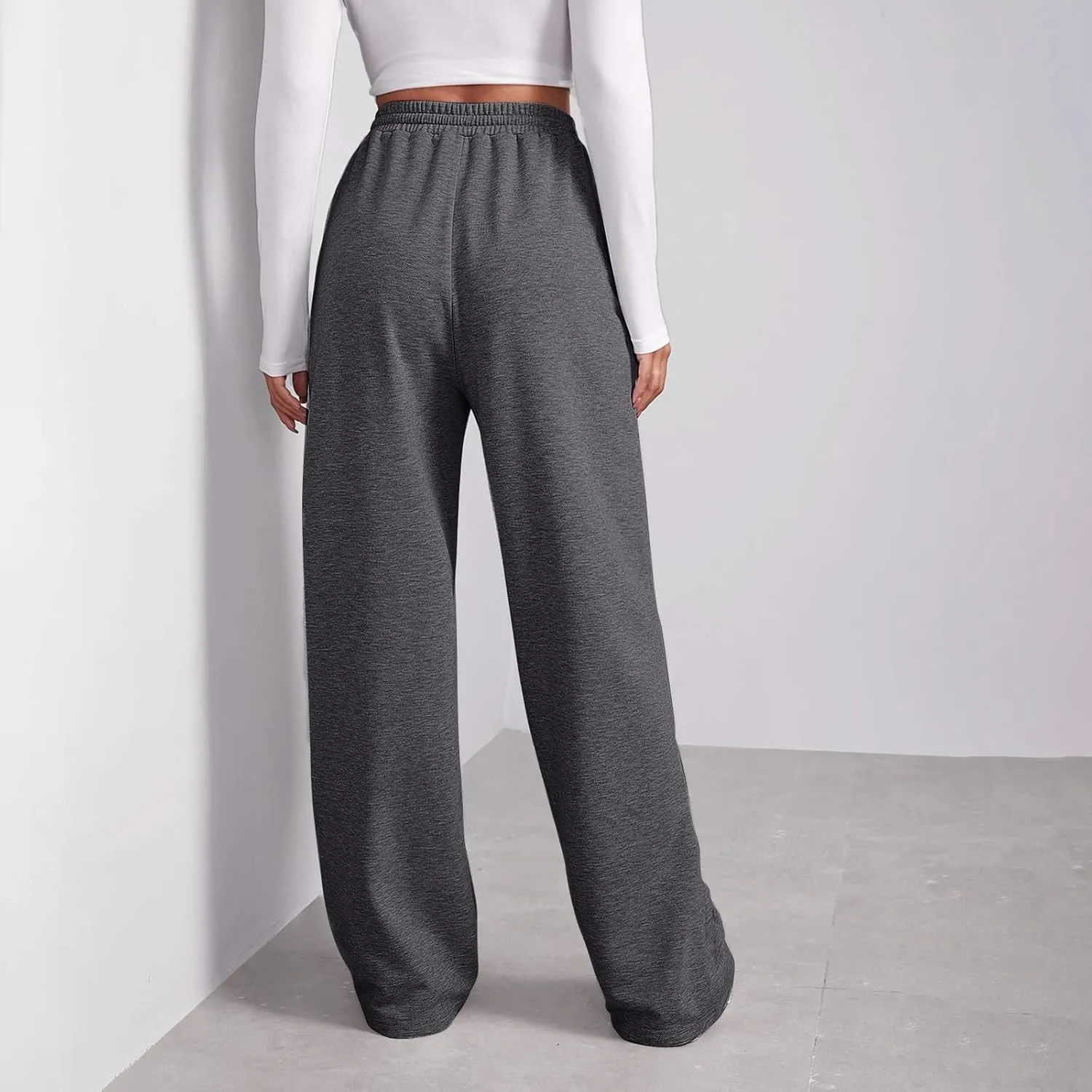 Pants for Women, Pants Wide Leg Straight High Waisted Summer Summmer Linen