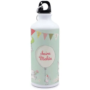 Personalised Water Bottle - Bunny