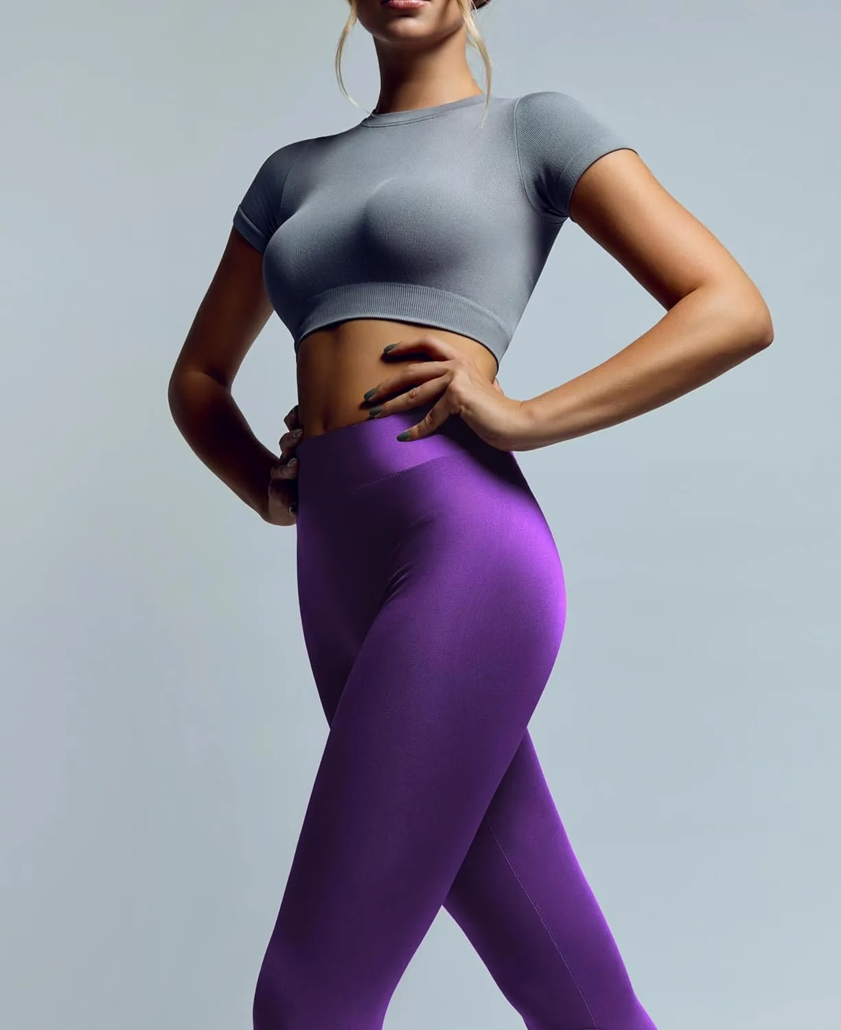 Sexy Basics Womens Ultra Soft Cotton Stretch Full Length Footless Leggings Skinny Pant Tights | Multi Packs & Colors