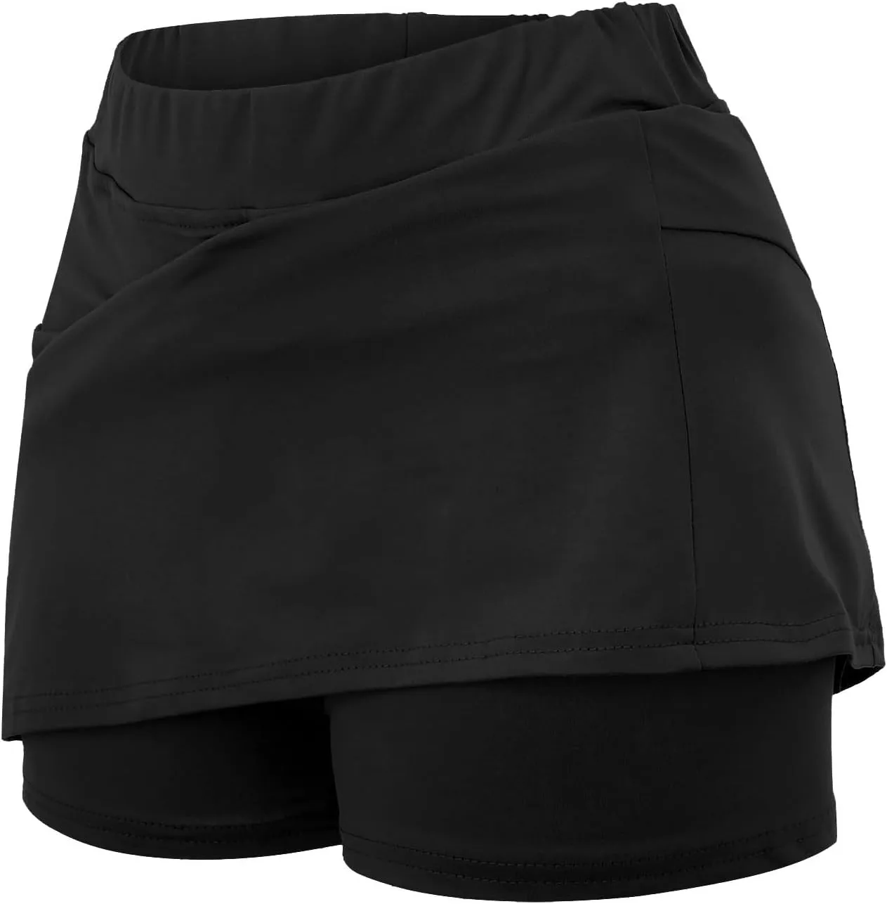Skorts for Woman Tennis Skirt High Waisted Workout Golf Skorts with Shorts Underneath Quick Dry Gym Athletic Running Skirts
