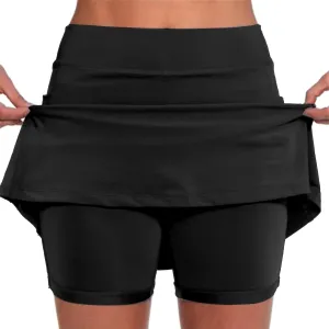 Skorts for Woman Tennis Skirt High Waisted Workout Golf Skorts with Shorts Underneath Quick Dry Gym Athletic Running Skirts