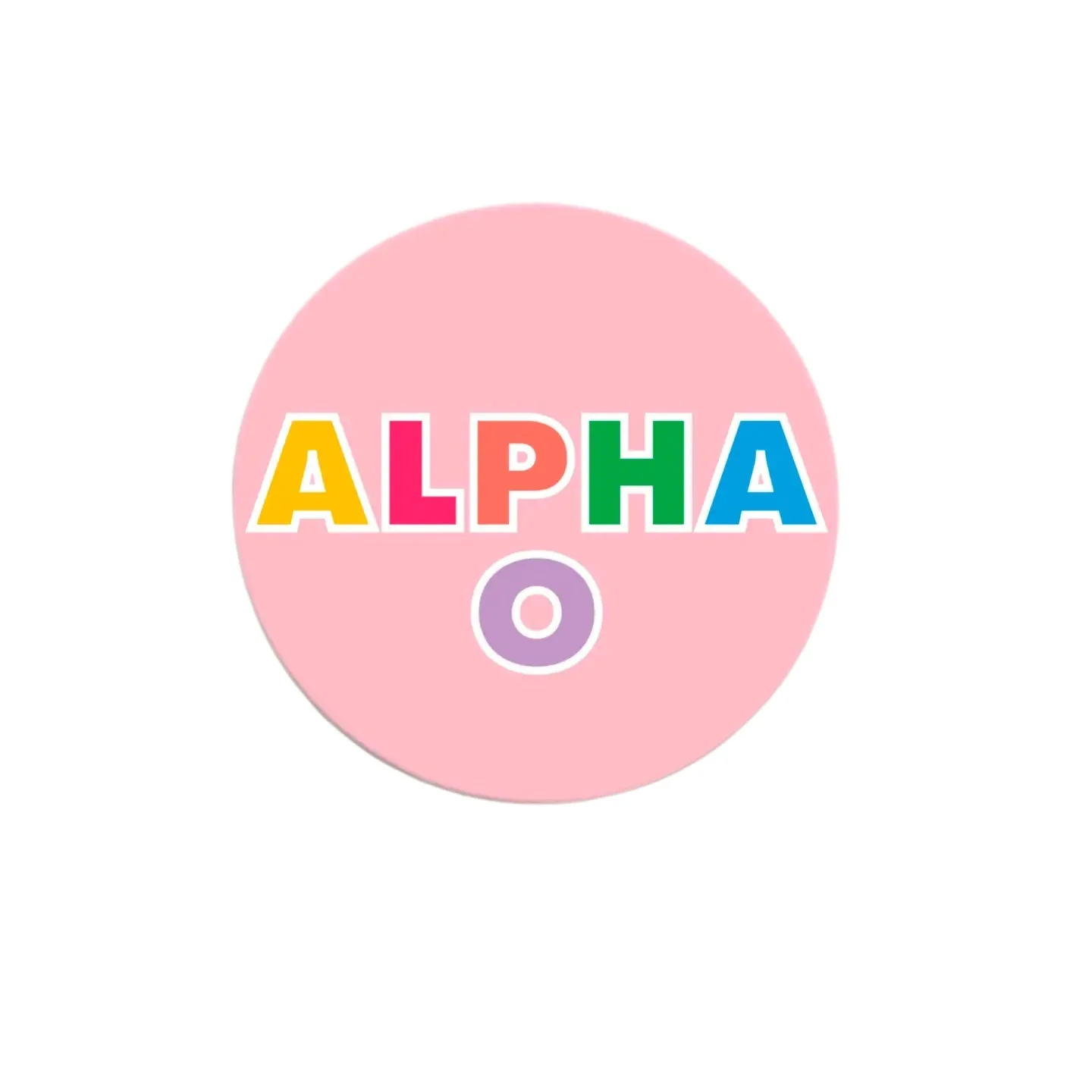 Sorority Color Me Greek Button