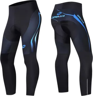 sponeed Men's Bicycle Pants 4D Padded Road Cycling Tights Leggings Outdoor Cyclist Riding Bike Wear