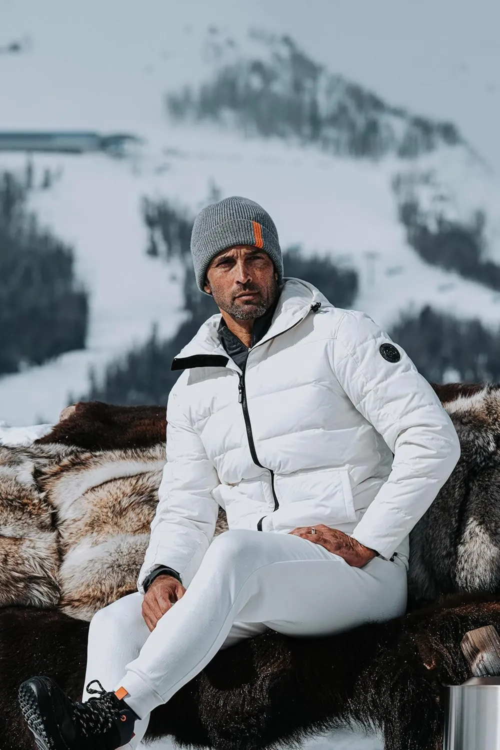 SWIMS Men's Verbier Winter Down Jacket, Cold Weather Puffer Coat
