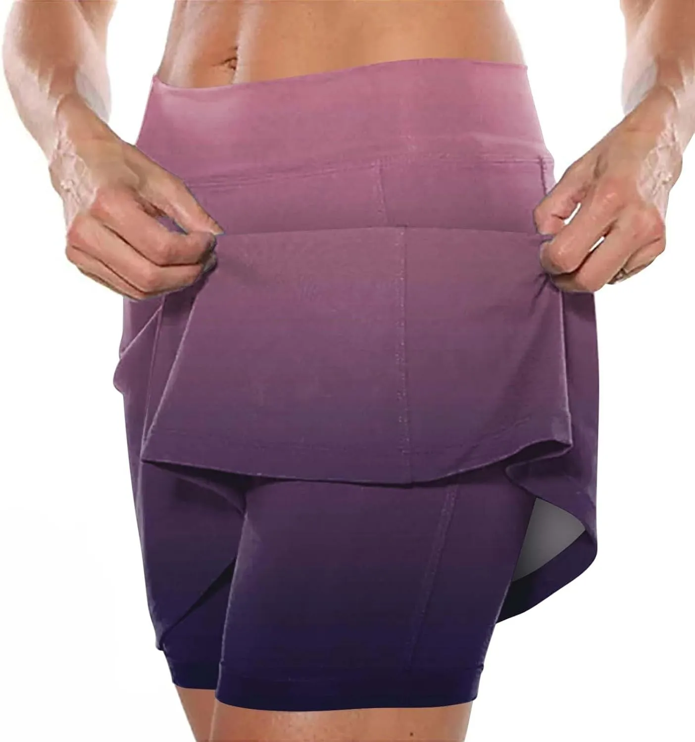 Tennis Skirts for Women high Waisted Ruffle Cotton Ribbed Bike Shorts Women Plus Size Slip Shorts for Women 4x-5x