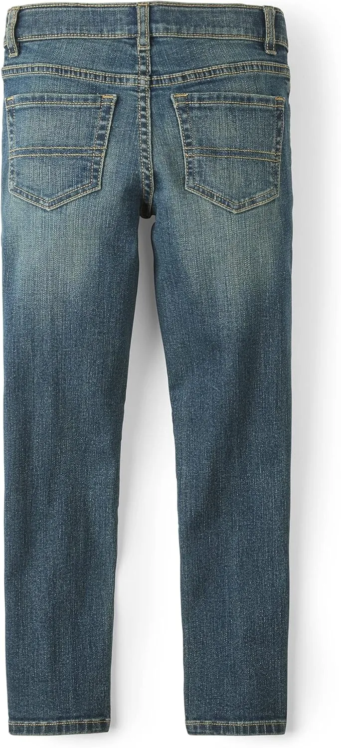 The Children's Place Boys' Stretch Straight Leg Jeans