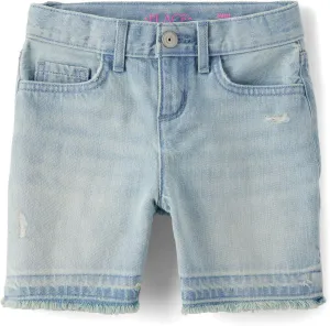 The Children's Place Girls' Denim Midi Shorts