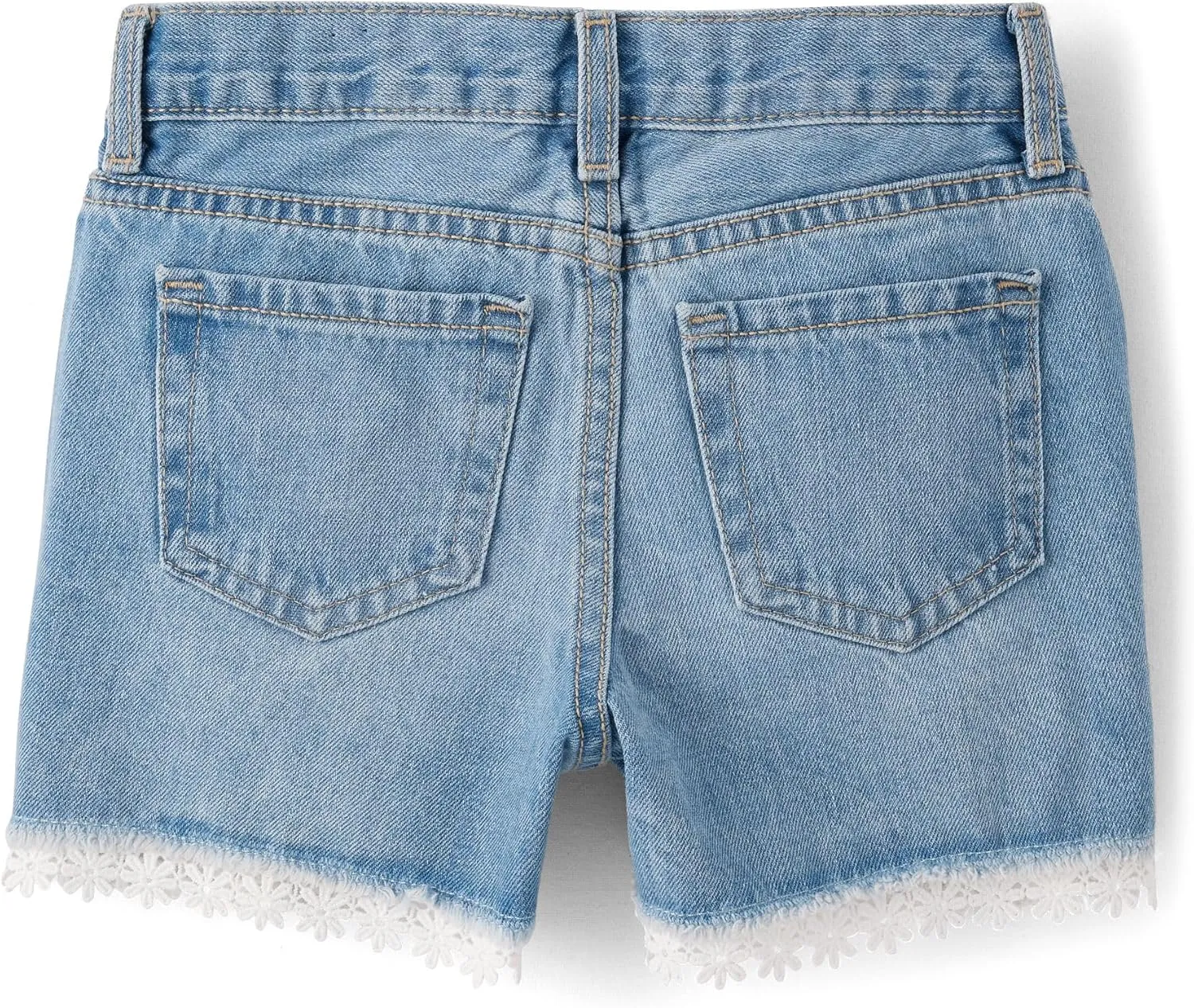 The Children's Place Girls' Denim Shortie Shorts