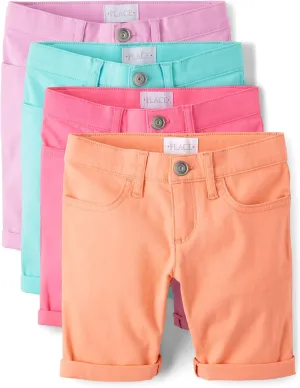 The Children's Place Girls' Solid Skimmer Shorts