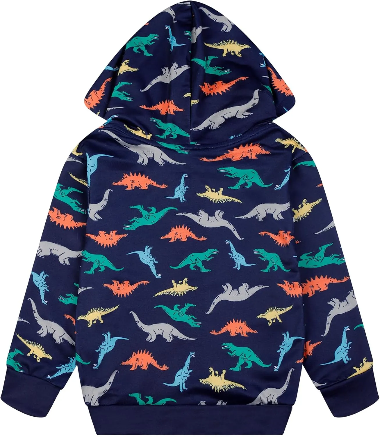 Toddler Kids Zip Up Hoodie Sweatshirt Fall Clothes Boys Hooded Jacket 2-7 Years