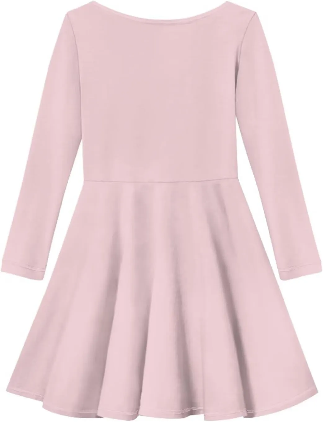 TODIYADDU Twirly Casual Dress for Girls Long Sleeve Dresses A-Line Swing Party Dinner Mini Dress for Kids Toddler Girl Dress