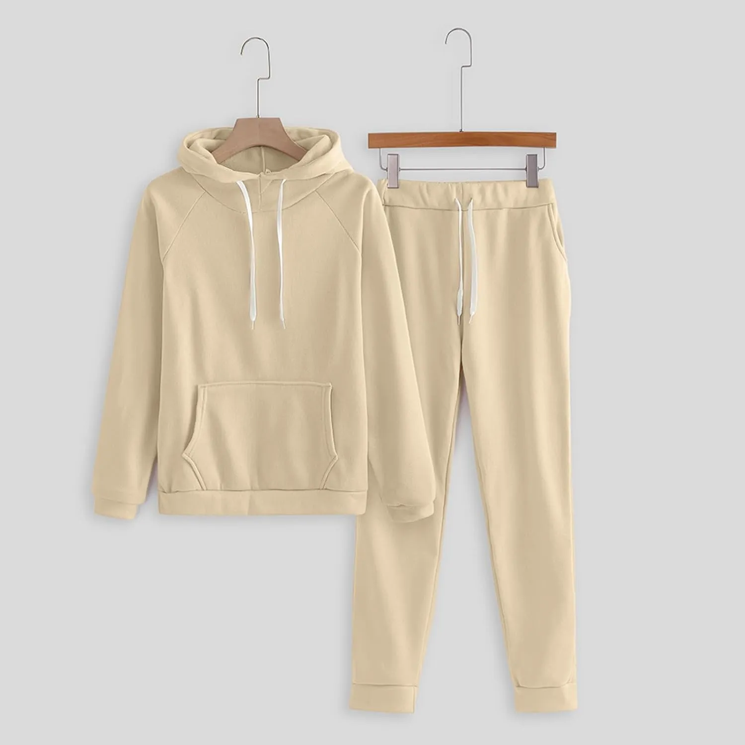 Two Piece Sets for Women Long Sleeve Crewneck Elastic Waist Pants Pullover Tops and Long Pants Outfits