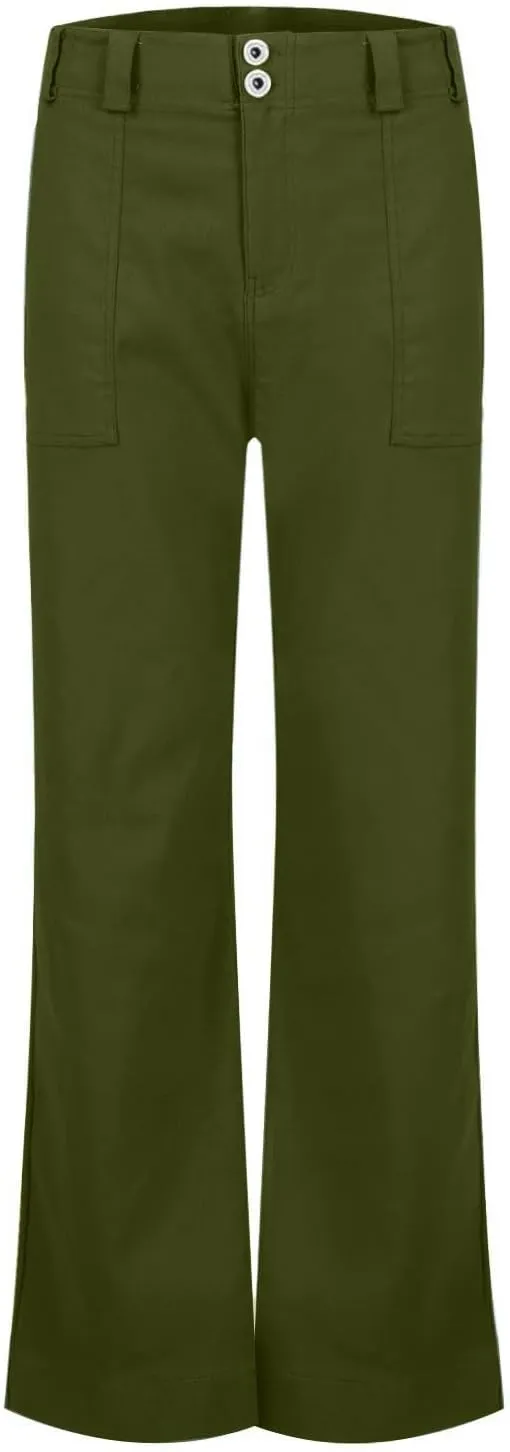 Wide Leg Pants for Women, Straight Leg High Waisted Pants Wide Baggy