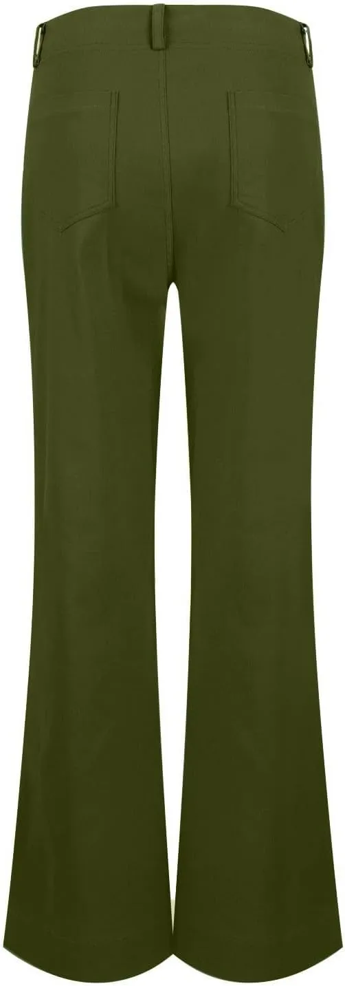 Wide Leg Pants for Women, Straight Leg High Waisted Pants Wide Baggy
