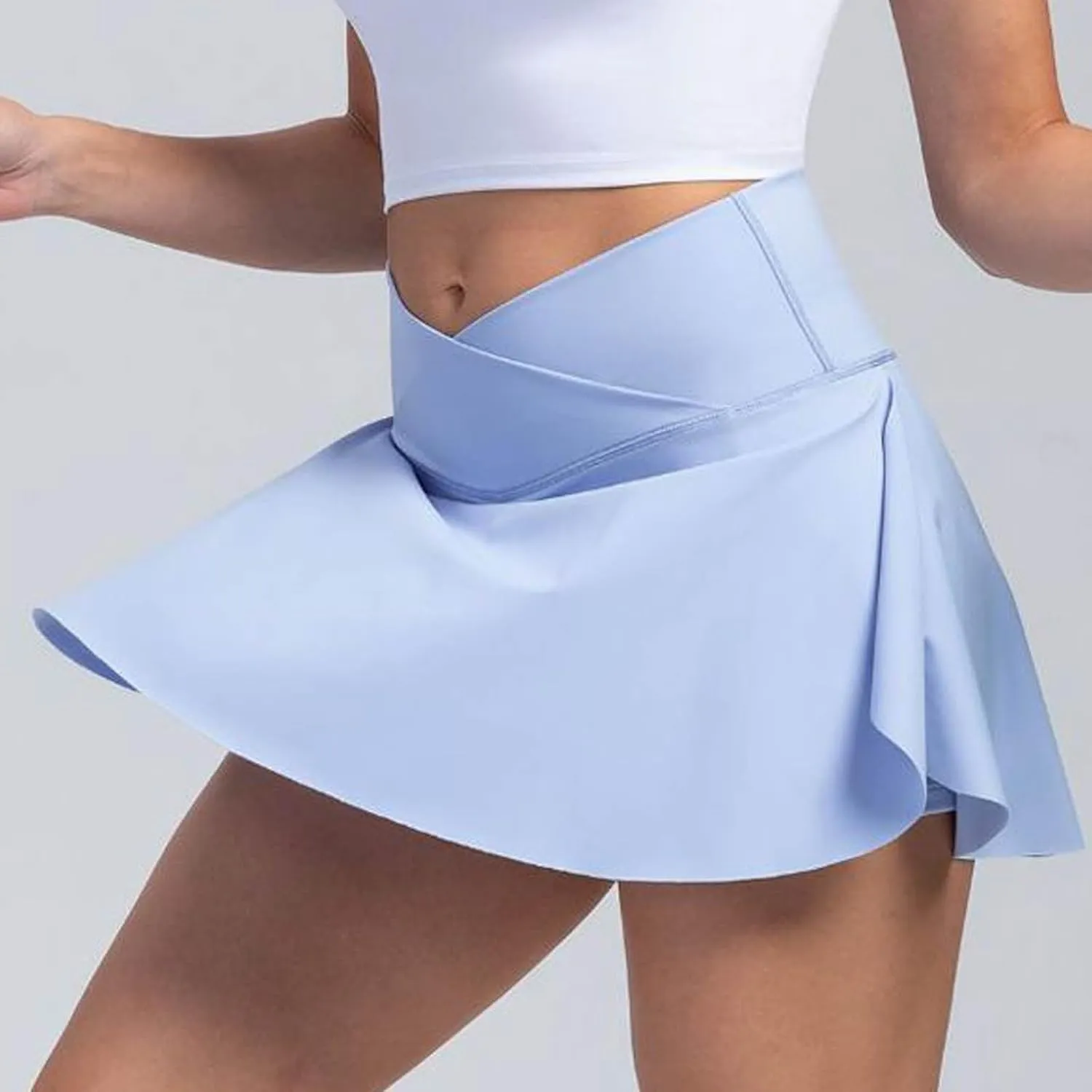 Women Tennis Skirts with Pockets Trendy High Waisted Golf Skirts Athletic Skorts Pleated Mini Skirt Workout Sport Pickleball