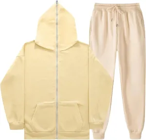 Women's 2024 Fall Two Piece Outfits Long Sleeve V Neck Comfort Fall Pullover and Wide Leg Pants