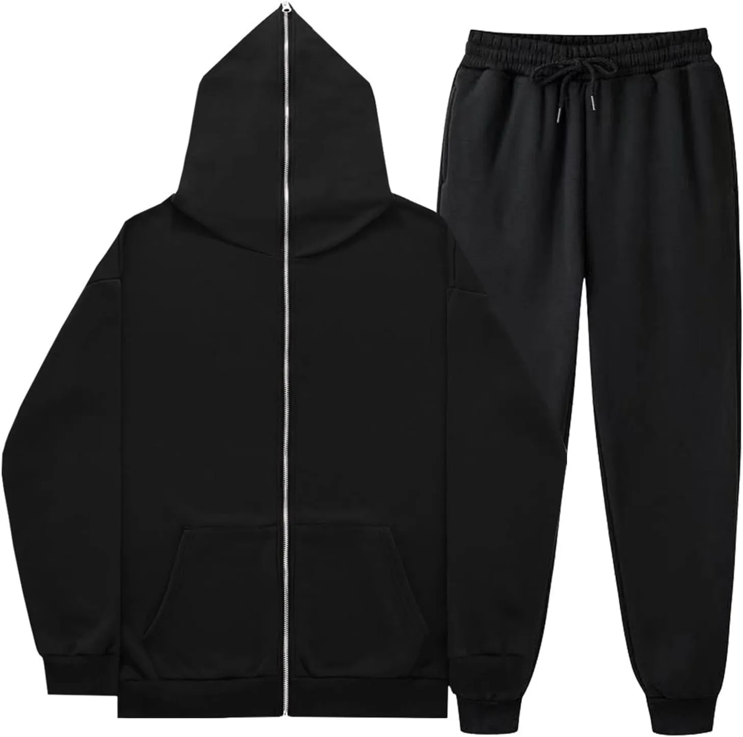 Women's 2024 Fall Two Piece Outfits Long Sleeve V Neck Comfort Fall Pullover and Wide Leg Pants