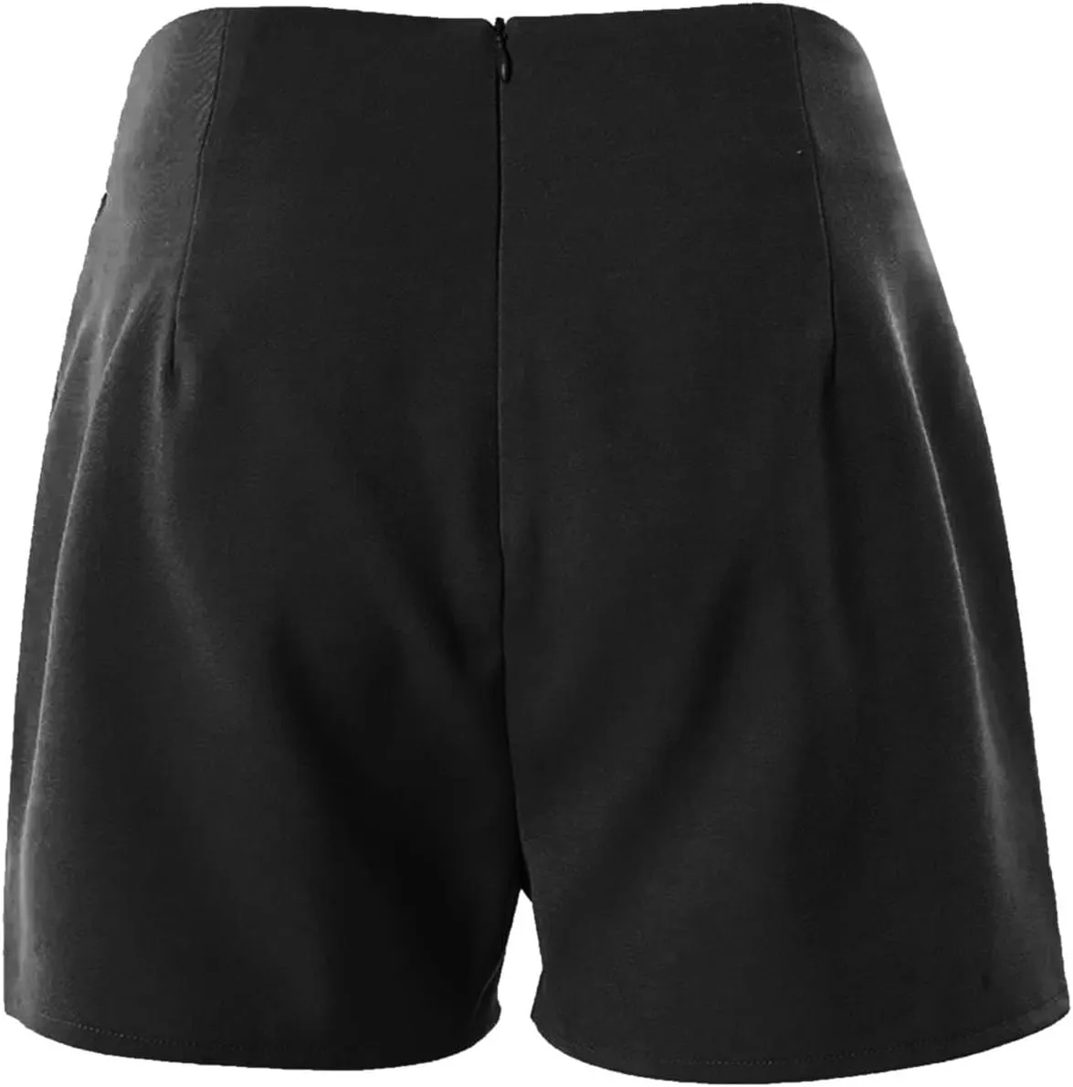 Womens Button Front Wrap Skirts High Waist Tummy Control Dressy Skorts Summer Solid Ruffle Casual Workwear Outfits