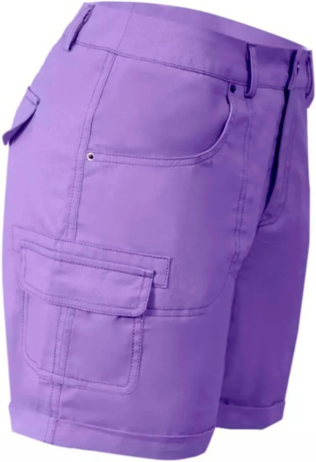 Womens Cargo Shorts Summer Casual Jeans Trendy High Waisted Casual Summer Pull On Drawstring Beach Loost Fit Shorts