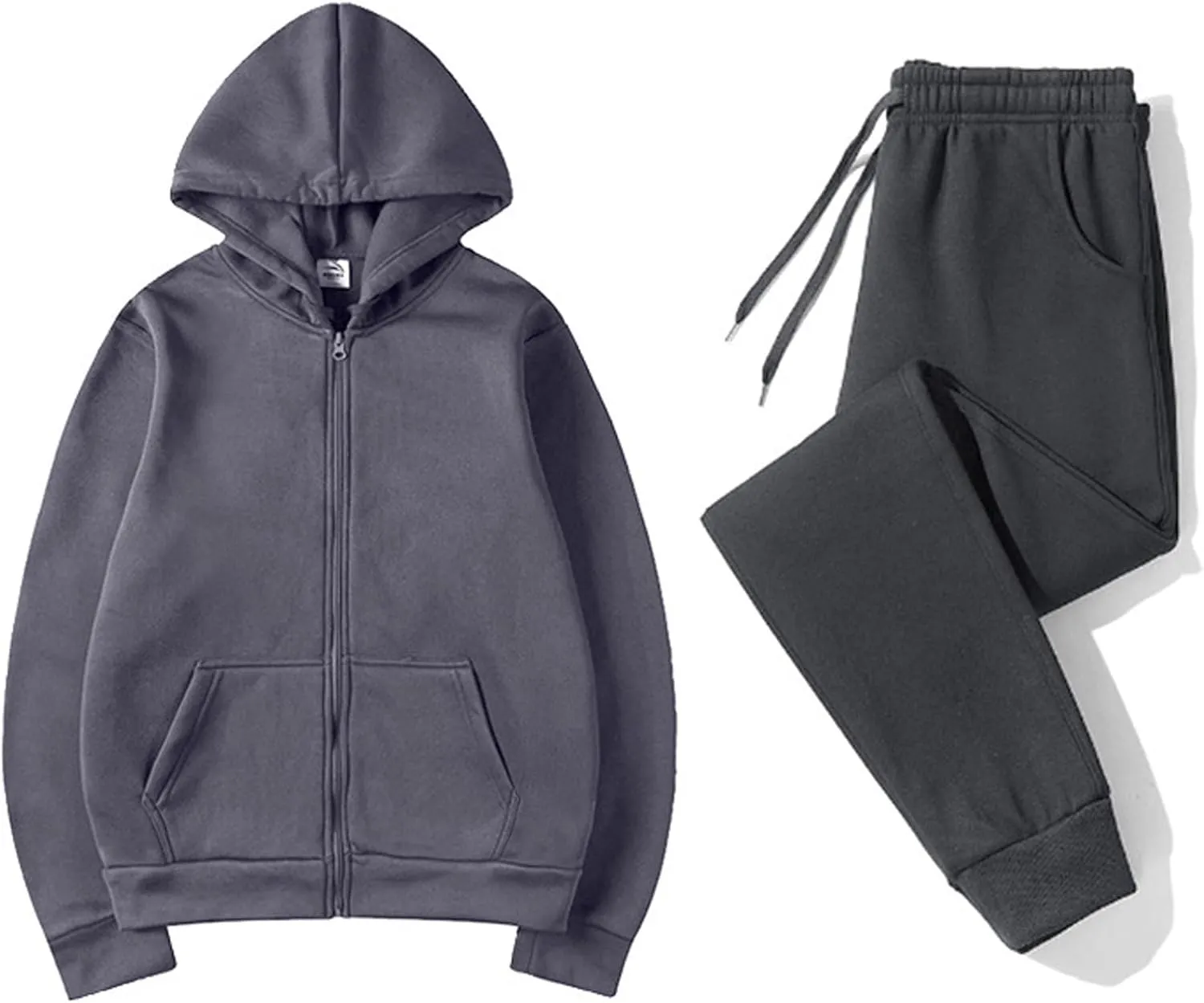 Women's Fashion Outfits Long Sleeve Crewneck Color Block Outfit Sweatshirt and Wide Leg Sweatpant Sweatsuits