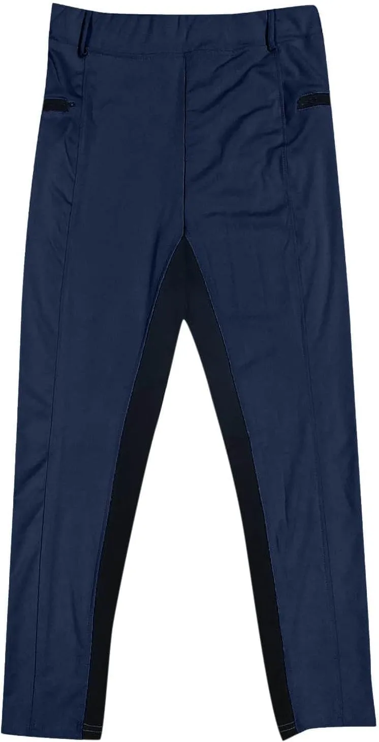 Women's Horse Riding Pants High Waist Trouser Elastic Tights Equestrian Breeches Jodhpurs Yoga Leggings for Camping