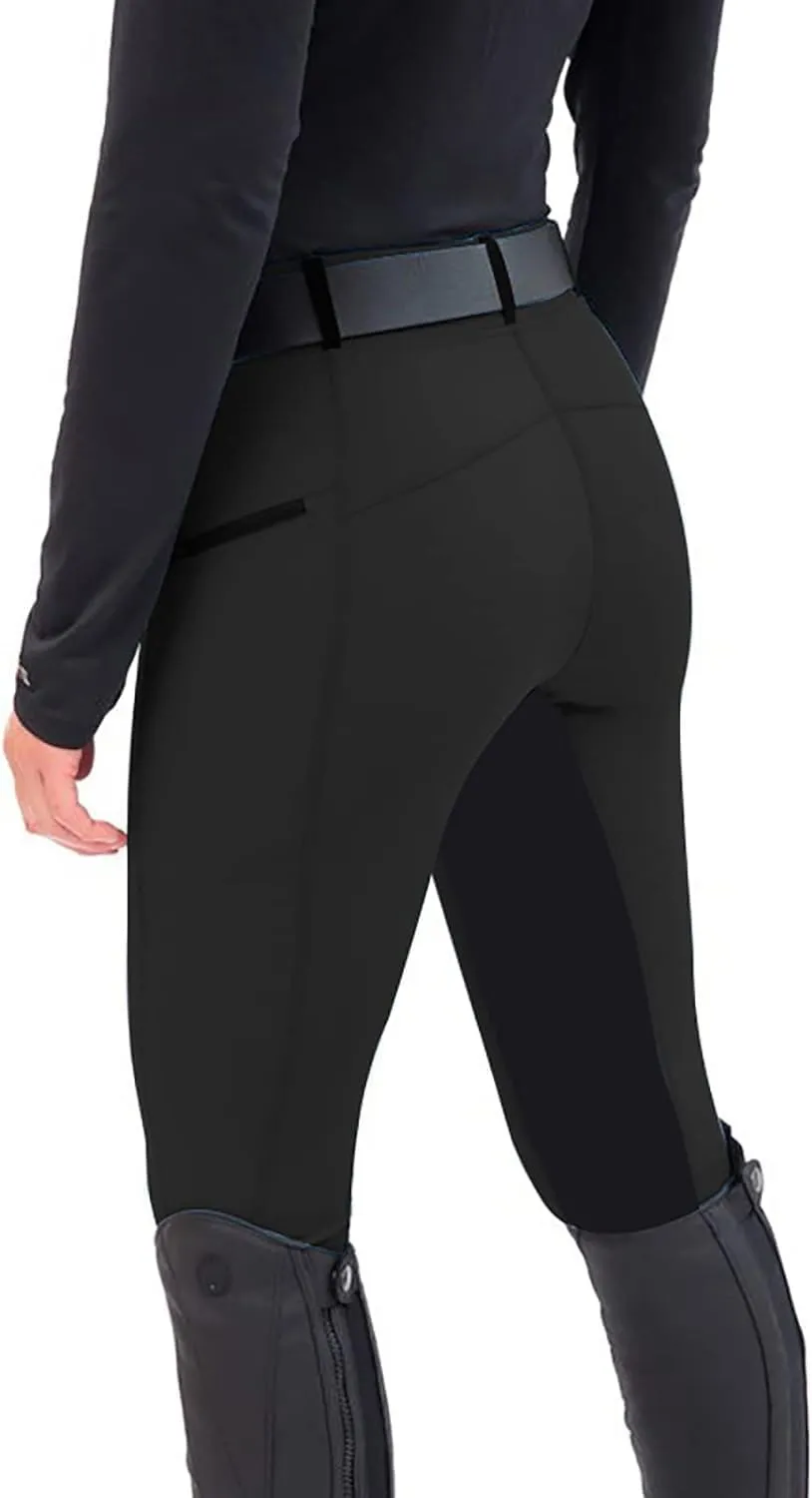 Women's Horse Riding Pants High Waist Trouser Elastic Tights Equestrian Breeches Jodhpurs Yoga Leggings for Camping