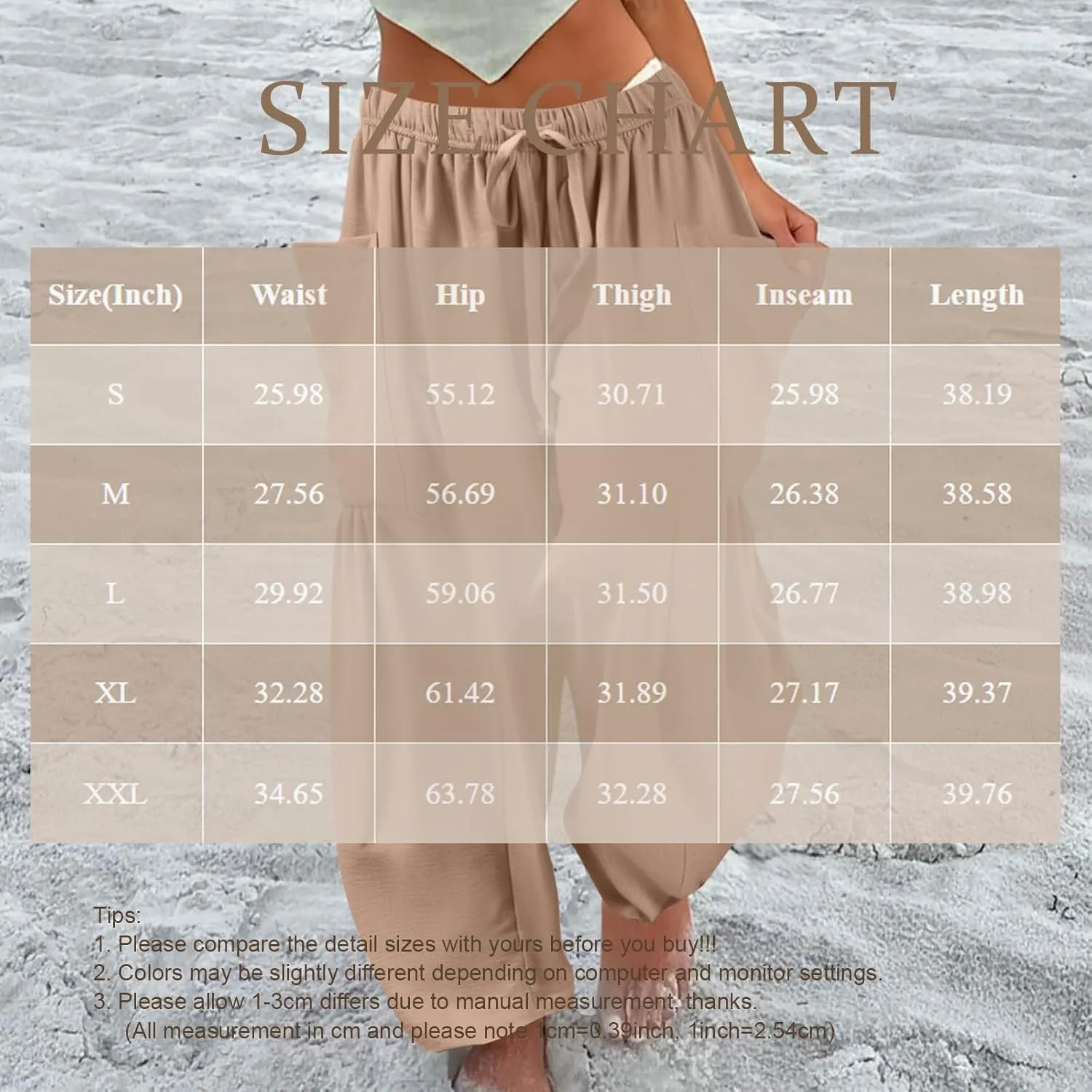 Womens Palazzo Pants Cotton Linen High Waisted Summer 2025 Pants Drawstring Wide Leg Multi-Pocket Solid Outfit Fashion