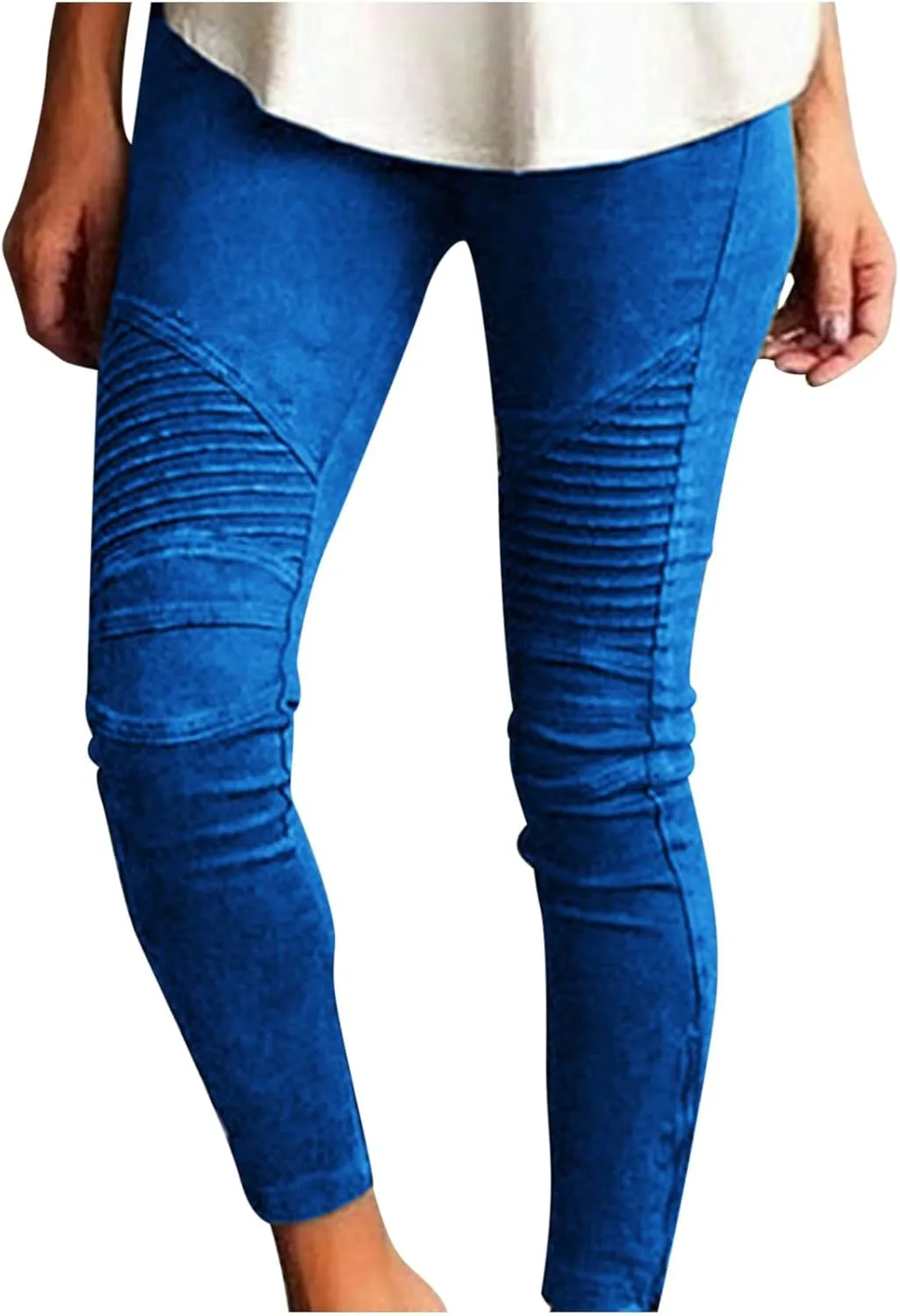 Womens Pants Fashion High Waisted Skinny Pants Stretchy Slim Lounge Solid Trousers Summer Yoga Pants Casual Sweatpants