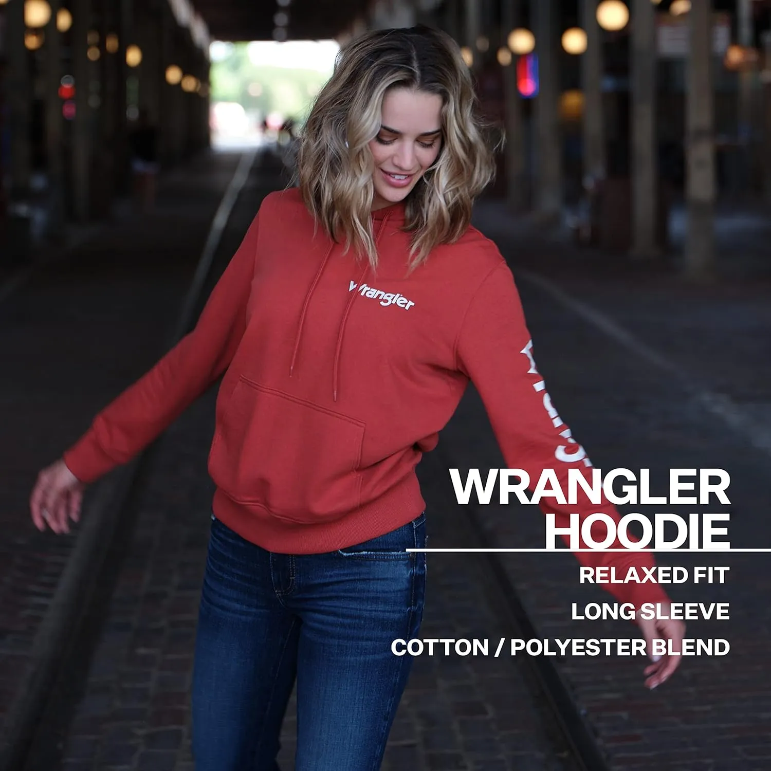 Wrangler Women's Retro Hoodie Sweatshirt
