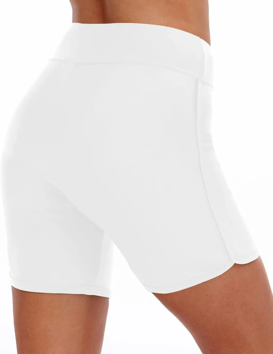 Yonique Womens Swim Shorts High Waisted Swim Bottoms Tummy Control Bathing Suit Bottom Boy Shorts(Available in Plus)