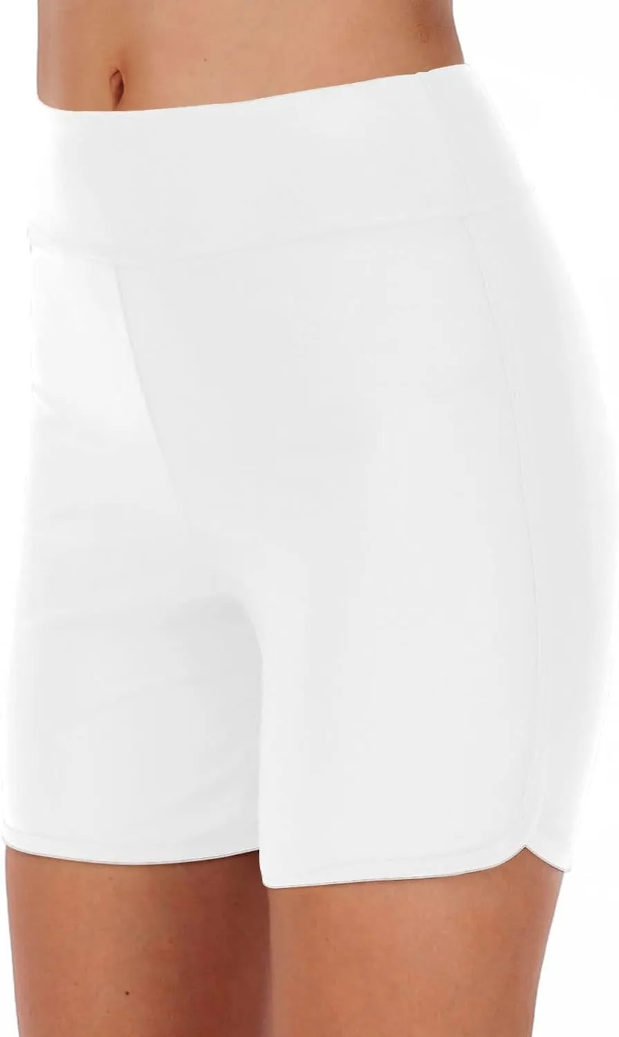 Yonique Womens Swim Shorts High Waisted Swim Bottoms Tummy Control Bathing Suit Bottom Boy Shorts(Available in Plus)