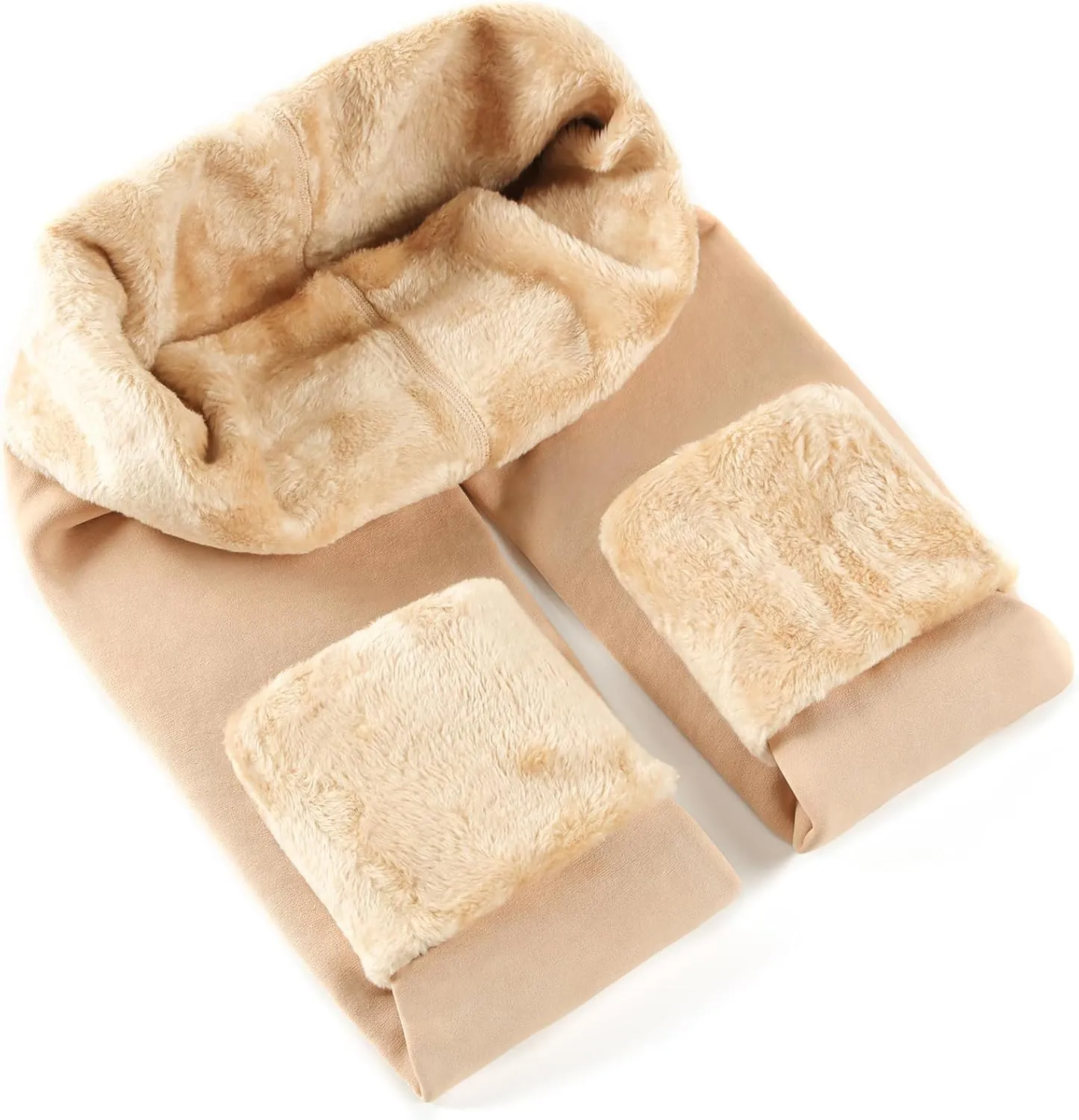 ZLLW Winter Warm Fleece Lined Leggings for WomenHigh Waisted Thick Thermal Velvet Tights